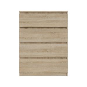 Komoda BASIC 4 szuflady – Dąb Sonoma | 71x97x40 cm 748120 Komoda BASIC 4 szuflady – Dąb Sonoma | 71x97x40 cm 748120