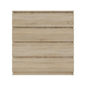 Komoda BASIC 4 szuflady – Dąb Sonoma | 90x97x40 cm 748117 Komoda BASIC 4 szuflady – Dąb Sonoma | 90x97x40 cm 748117