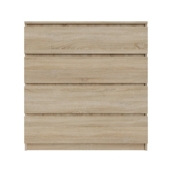 Komoda BASIC 4 szuflady – Dąb Sonoma | 90x97x40 cm 748117
