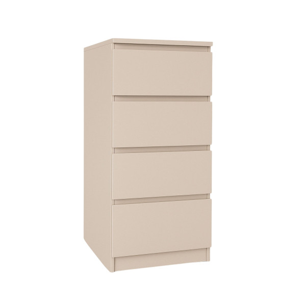 Komoda BASIC 4 szuflady – Kaszmir | 40x97x40 cm 748121