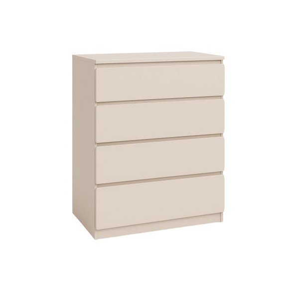 Komoda BASIC 4 szuflady – Kaszmir | 71x97x40 cm 748143