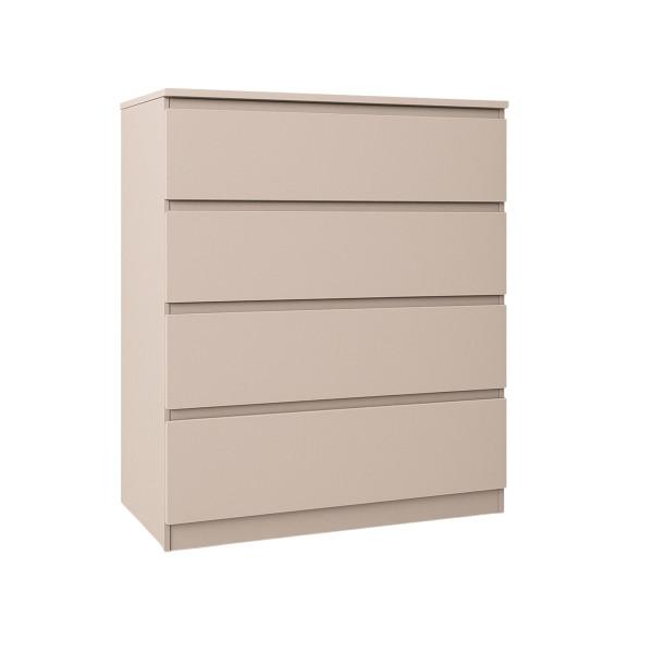 Komoda BASIC 4 szuflady – Kaszmir | 80x97x40 cm 790285