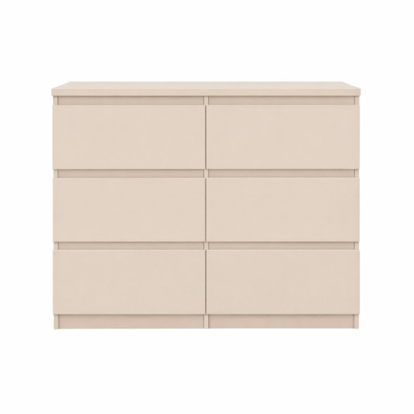 Komoda BASIC 6 szuflad – Kaszmir | 100x75x40 cm 964600