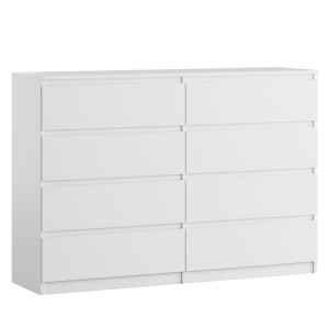 Komoda BASIC 8 szuflad – Biała | 140x97x40 cm 748124 Komoda BASIC 8 szuflad – Biała | 140x97x40 cm 748124