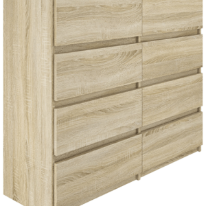 Komoda BASIC 8 szuflad – Dąb Sonoma | 120x97x40 cm 742192 Komoda BASIC 8 szuflad – Dąb Sonoma | 120x97x40 cm 742192
