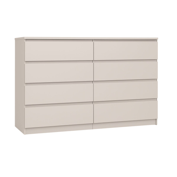 Komoda BASIC 8 szuflad – Kaszmir | 140x97x40 cm 748130