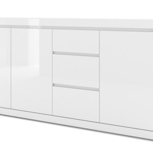 Komoda BELLO BIANCO IV biały mat / połysk 239897 Komoda BELLO BIANCO IV biały mat / połysk 239897