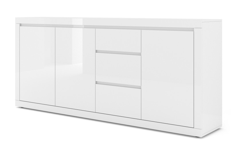 Komoda BELLO BIANCO IV biały mat / połysk 239897