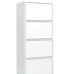Komoda Biała 4 Drzwi 989883