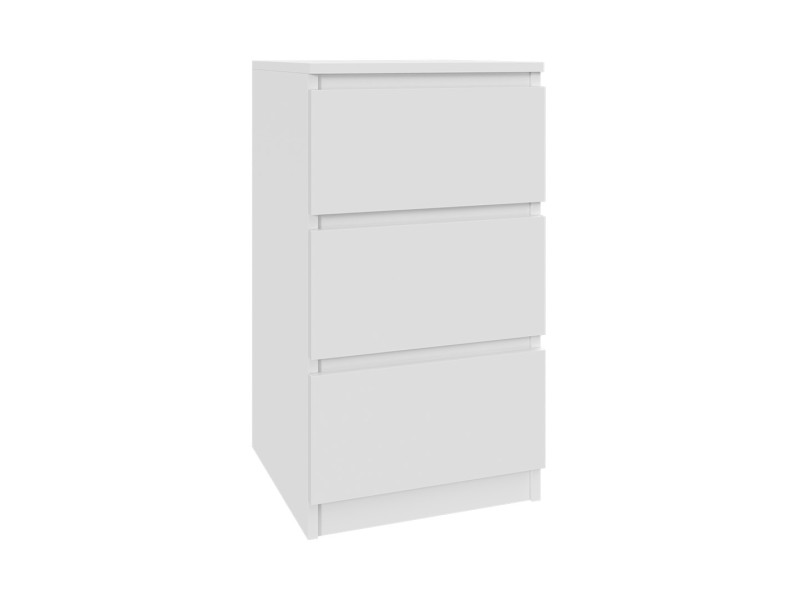 Komoda Biała 40 cm z 3 Szufladami - do Każdego Pomieszczenia 223388