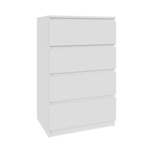 Komoda biała 60cm – 4 szuflady, nowoczesny design PL 223386