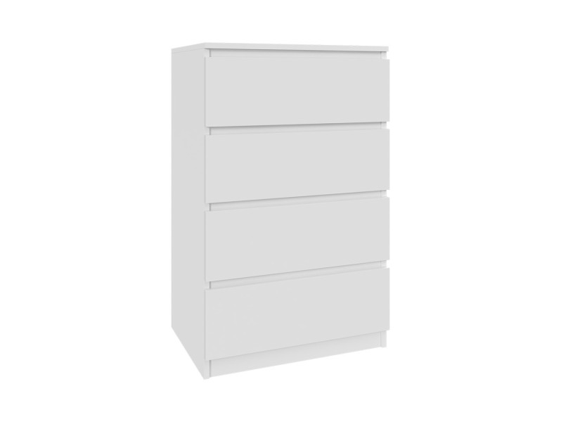 Komoda biała 60cm - 4 szuflady, nowoczesny design PL 223386