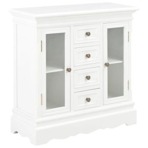 Komoda, biała, 70 x 28 x 70 cm, lite drewno sosnowe 466083 Komoda, biała, 70 x 28 x 70 cm, lite drewno sosnowe 466083