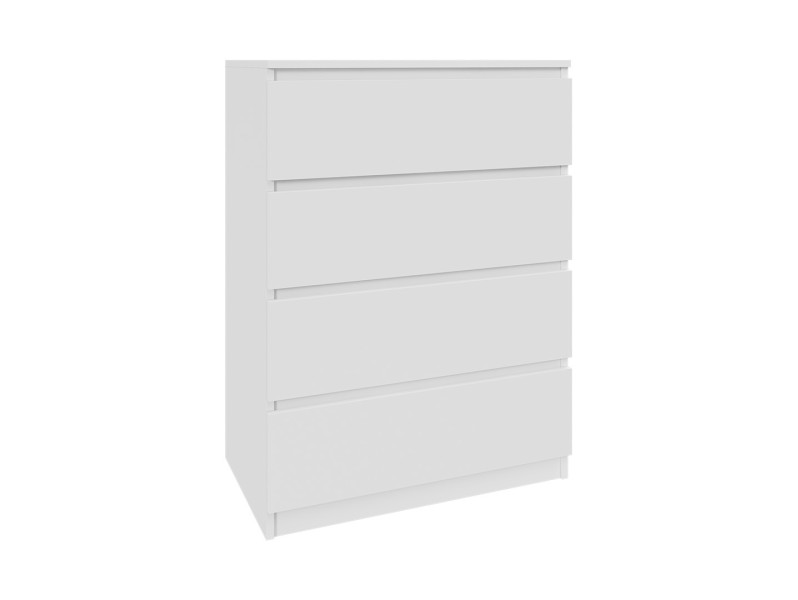 Komoda biała 70cm - 4 szuflady, nowoczesny design PL 223344