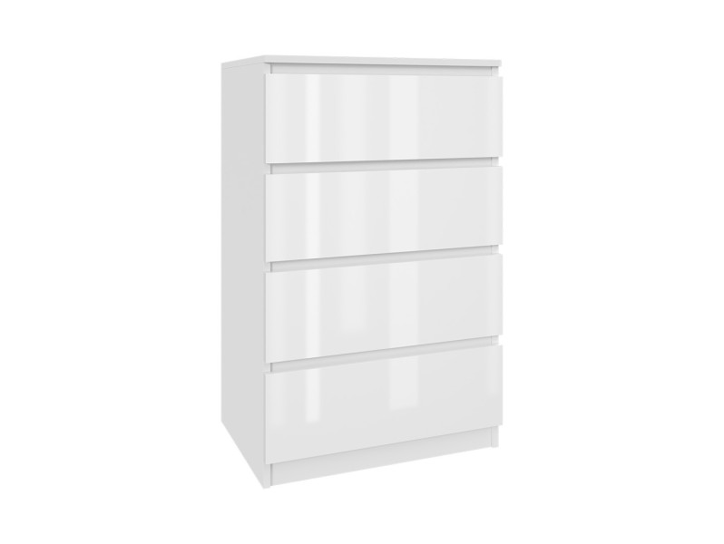 Komoda biała lakierowana 60cm - 4 szuflady, salon, sypialnia 223348