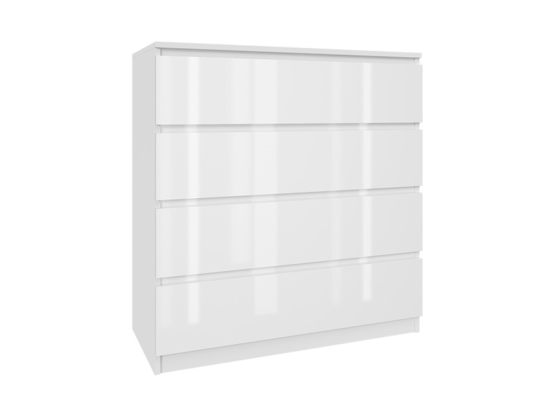 Komoda biała lakierowana 90cm - 4 szuflady, salon, sypialnia 223355