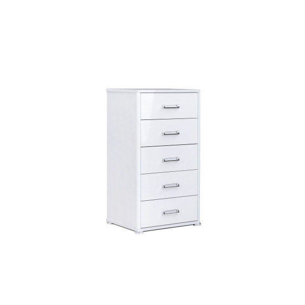 Komoda Biała Sypialnia Wysoki Połysk 300375