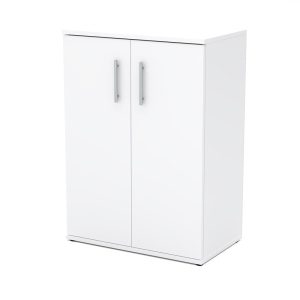 Komoda biała szafka do salonu sypialni 60cm drzwiczki półka 375586