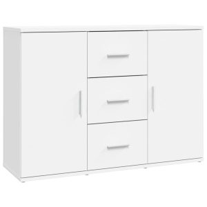 Komoda Biały Materiał drewnopochodny vidaXL 188330 Komoda Biały Materiał drewnopochodny vidaXL 188330