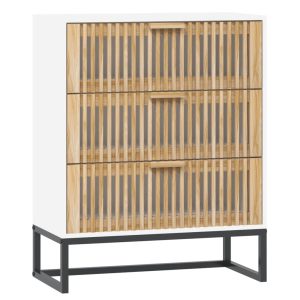 Komoda Biały Materiał drewnopochodny vidaXL 256254 Komoda Biały Materiał drewnopochodny vidaXL 256254