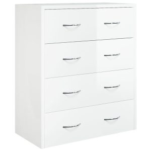 Komoda Biały Materiał drewnopochodny vidaXL 126899 Komoda Biały Materiał drewnopochodny vidaXL 126899