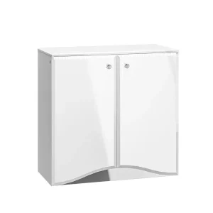 Komoda BLANC 09 2D 90cm biały połysk 664668 Komoda BLANC 09 2D 90cm biały połysk 664668
