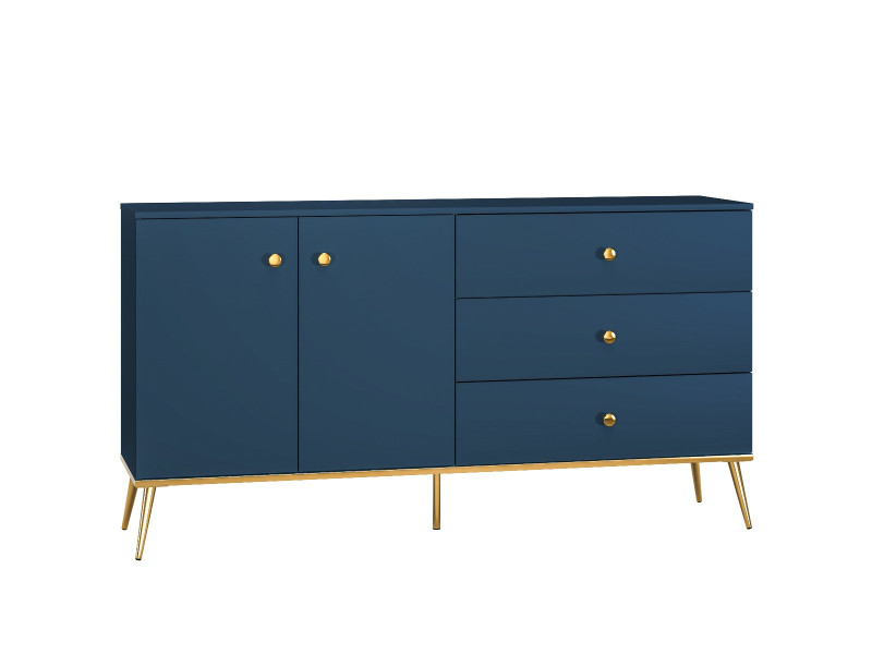 Komoda BLU 160 2D3S granatowa 276576
