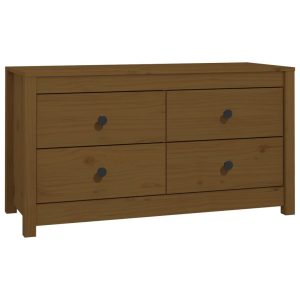 Komoda Brąz 100 x 40 x 54 cm Drewno sosnowe vidaXL 126884