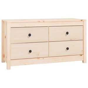Komoda Brąz 100 x 40 x 54 cm Drewno sosnowe vidaXL 126859