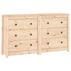 Komoda Brąz Drewno sosnowe vidaXL 126883