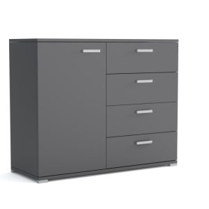Komoda Brixton 100 cm Antracytowa nowoczesna 562929