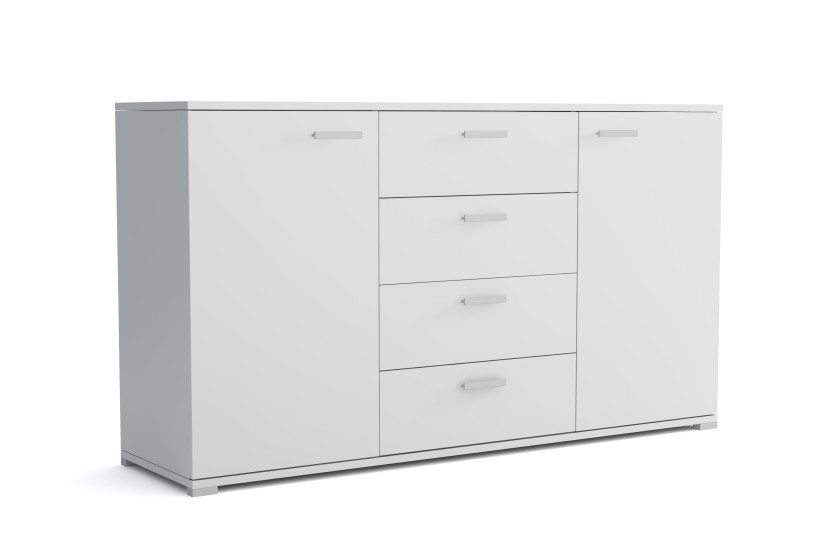 Komoda Brixton 150 cm Biała nowoczesna 562938