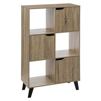 Komoda Ceda 3 półki + 3 szafki dąb 96341
