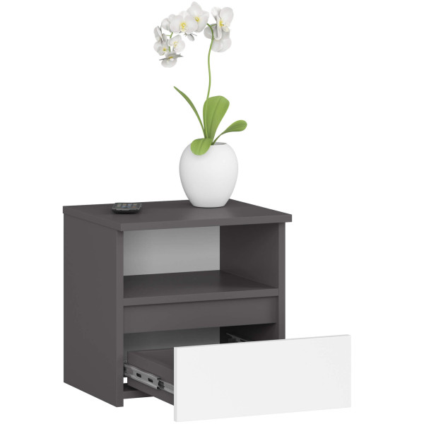 KOMODA CL1 PK GRAFIT SZARY / BIAŁA 662872