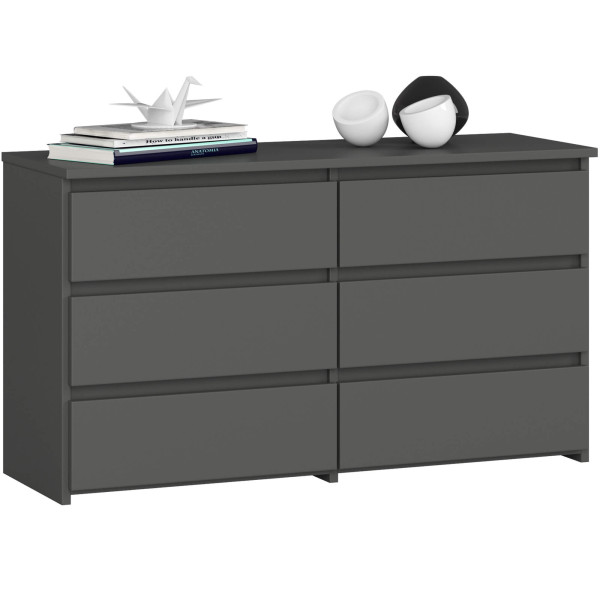 KOMODA CL100 6SZ PK SZARA 663001
