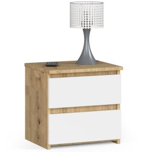 KOMODA CL2 2SZ CLP PK DĄB ARTISAN / BIAŁY 662896 KOMODA CL2 2SZ CLP PK DĄB ARTISAN / BIAŁY 662896
