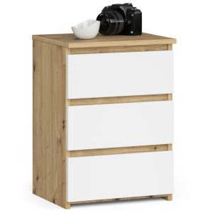 Komoda Cl3/40 Dąb Pk Artisan / Biała 662876 Komoda Cl3/40 Dąb Pk Artisan / Biała 662876