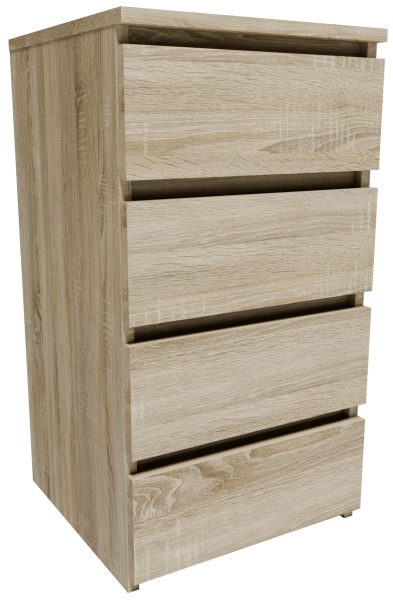 Komoda CL440SON sonoma 40cm mała szafka szuflady na ubrania zabawki książki 718714
