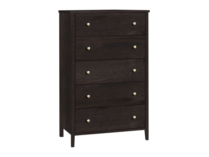 Komoda Colorado Gold III drewniana, kolor orzech 683364