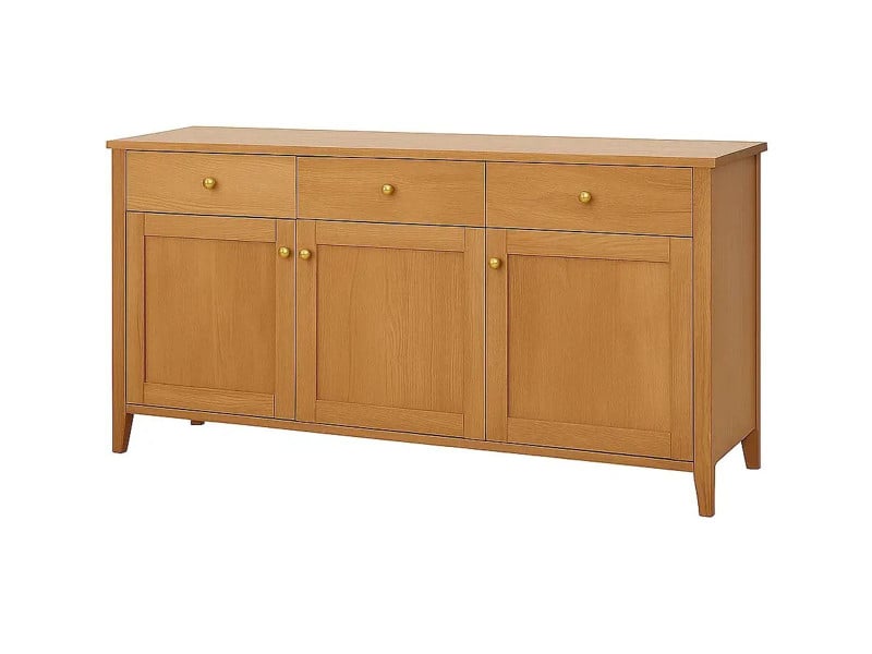 Komoda Colorado Gold V drewniana, kolor dębowy 669916