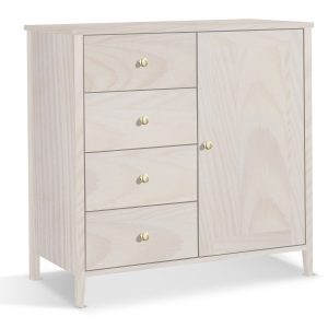 Komoda Colorado Gold VI drewniana, kolor bielony 669925 Komoda Colorado Gold VI drewniana, kolor bielony 669925