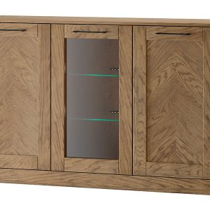 Komoda Cozy 45 z drzwiami i oświetleniem dąb rustical olejowany 139944 Komoda Cozy 45 z drzwiami i oświetleniem dąb rustical olejowany 139944