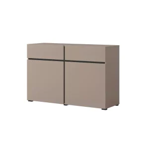 Komoda CROSS 2D2S 119cm congo/czarna 525402 Komoda CROSS 2D2S 119cm congo/czarna 525402