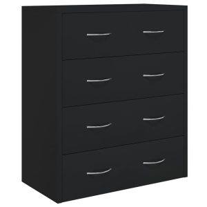 Komoda Czarny Materiał drewnopochodny vidaXL 317405