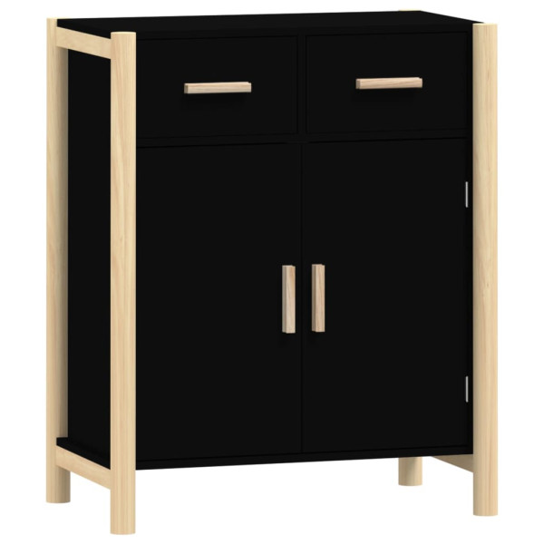 Komoda Czarny Materiał drewnopochodny vidaXL 317410
