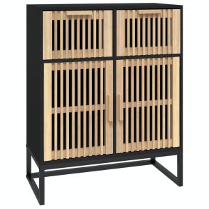 Komoda Czarny Materiał drewnopochodny vidaXL 256250