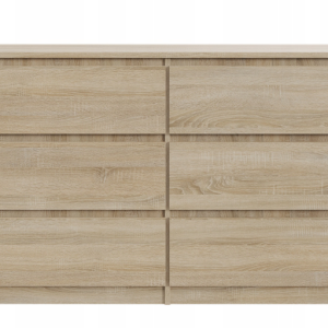 Komoda dąb sonoma 100cm – 6 szuflad, sypialnia, przedpokój 718253
