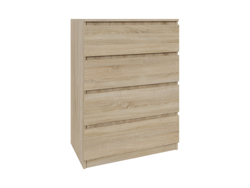 Komoda dąb sonoma 70cm - 4 szuflady, sypialnia, przedpokój 223363