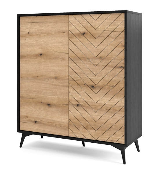 Komoda DIAMO do salonu w jodełkę KD 104 304055