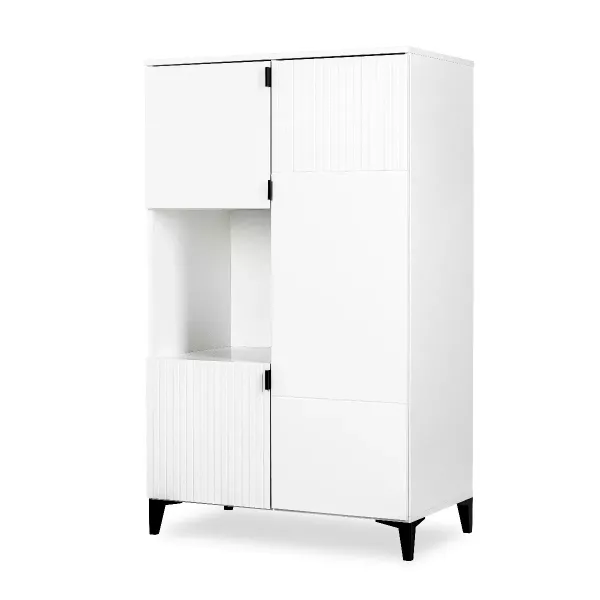 Komoda dla dzieci MIA MAXI 80 biała/czarna 415112